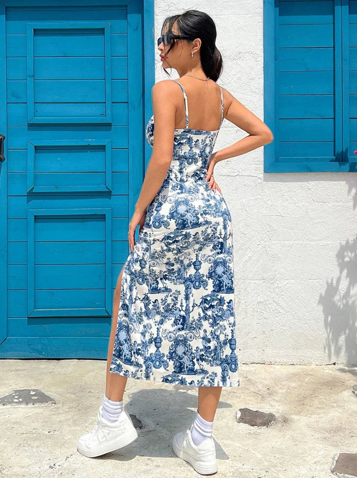 Strapless Wrap Maxi Dress