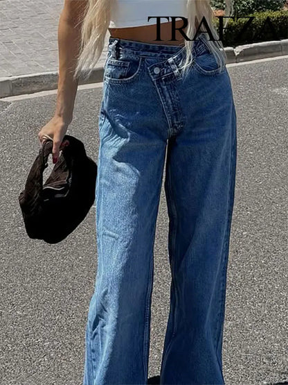 Vintage High-Waist Straight Jeans
