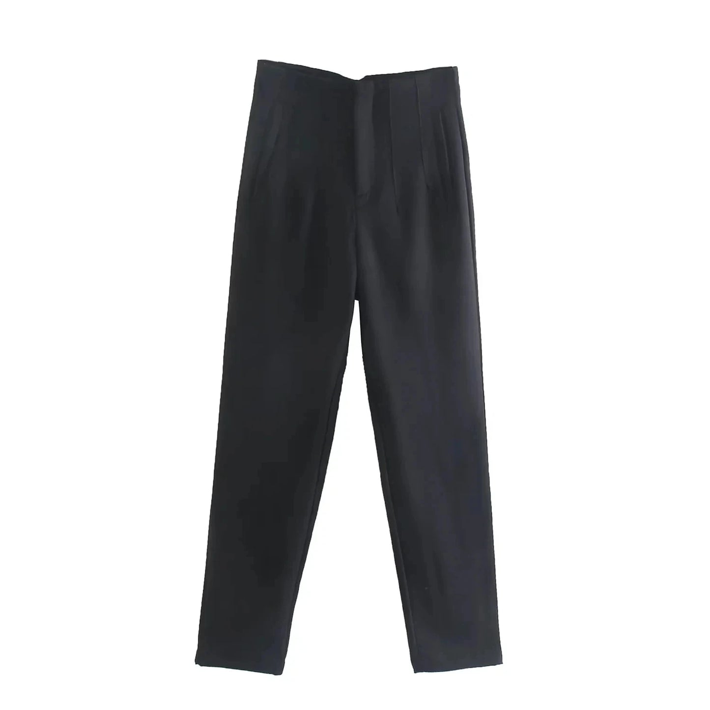 Slim Fit High-Waist Pencil Pants