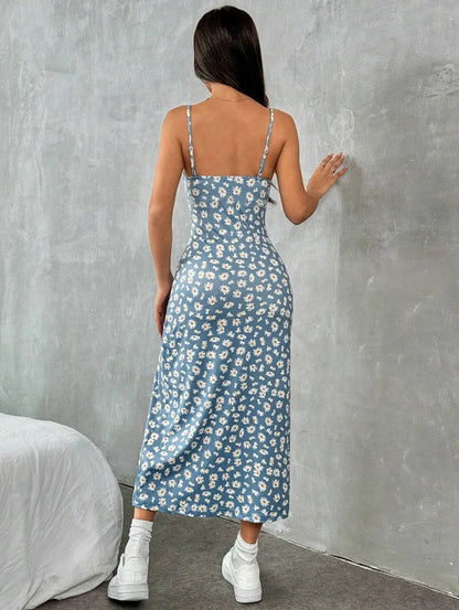 Strapless Wrap Maxi Dress